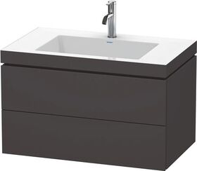 Duravit Waschtischunterbau L-CUBE m WT Vero Air 500x800x480mm 1 HL gra sma