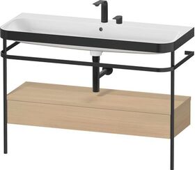 Duravit Waschtischset HAPPY D.2 PLUS 1175x490mm 2 HL mediterrane eiche