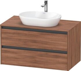Duravit Waschtischunterbau Ketho.2 1000x568x550mm nussbaum natur