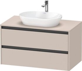 Duravit Waschtischunterbau Ketho.2 1000x568x550mm taupe matt
