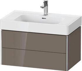 Duravit Waschtischunterbau XSQUARE 784x397x470mm fla gr hgl o ES