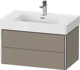 Duravit Waschtischunterbau XSQUARE 784x397x470mm Steingr sdm o ES