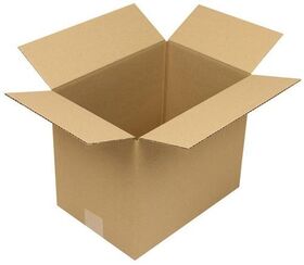 Faltkarton 1-wellig Höhenrillung Maße 305x215x250mm A4 Qualität 1.20 B braun - VPE: 25