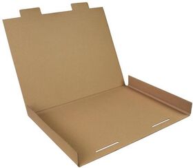 Kalenderverpackung 1-wellig Maße 630x430x10mm A2 Qualität 1.20 B braun TRANSPAK - VPE: 25