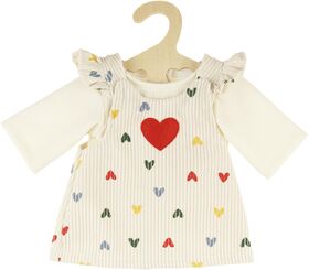 Pu-Kordkleid Herz-Konfetti' m.TShirt 35