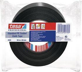 Gewebeband tesaband® Stand.4688 schwarz L.50m B.50mm Rl.TESA