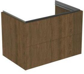 IDS Waschtischunterschrank CONCA 2 Auszüge 800mm Walnuss dunkel IDEAL STANDARD