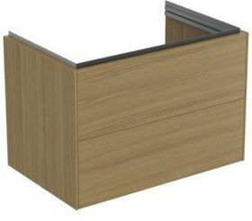 IDS Waschtischunterschrank CONCA 2 Auszüge 800mm Eiche hell IDEAL STANDARD