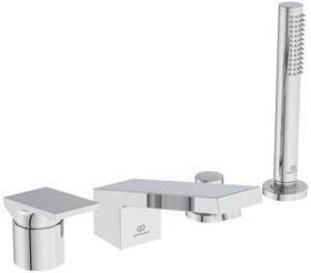 IDS 4-Loch-Badearmatur EXTRA m Handbr mit Wanneneinlauf chrom IDEAL STANDARD