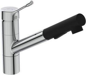 IDS EH-Küchenarmatur CERALOOK BlueStart DN 15 mtg ang. Al herausz. 2-Fkt.-Handbr IDEAL STANDARD