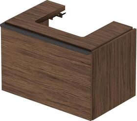 Duravit Waschtischunterbau D-NEO 1 Auszug 440x684x442mm nussbaum dunkel