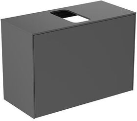 IDS Waschtischplatte CONCA mitt Auss 802x373mm a Nr2019 ant matt IDEAL STANDARD