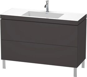 Duravit Waschtischunterbau L-CUBE m WT Vero Air 698x1200x480mm 1 HL gra sm