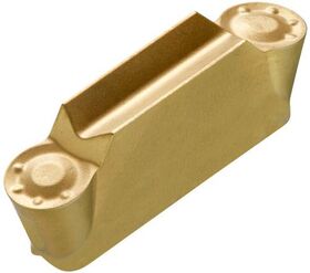 Drehwendeschneidplatte ISO LCMF 0416MO-MP:T8330 Tiefe 2mm PVD beschichtet Gold - VPE: 10