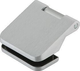 Glastürband OFFICE Junior LM silber elox.80kg f.3-tlg.DORMA-GLAS - VPE: 2