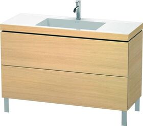 Duravit Waschtischunterbau L-CUBE m WT Vero Air 698x1200x480mm 1 HL medi E