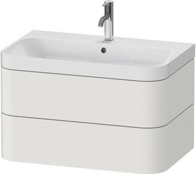 Duravit WTU HAPPY D.2 PLUS 775x490mm m UB e HL No weiß seidenmatt