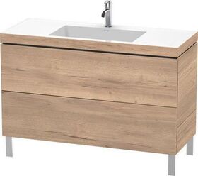 Duravit Waschtischunterbau L-CUBE m WT Vero Air 698x1200x480mm o HL Ei na