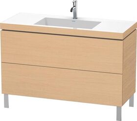 Duravit Waschtischunterbau L-CUBE m WT Vero Air 698x1200x480mm 1 HL Ei na