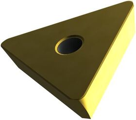 Fräswendeschneidplatte ISO TPKN 2204PDSR:M8340 Tiefe 17mm PVD beschichtet Gold - VPE: 10