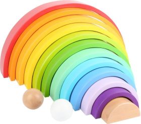 small foot  Holzbausteine Regenbogen XL