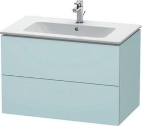 Duravit Waschtischunterbau L-CUBE 820x481x550mm lichtblau matt