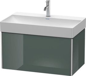 Duravit Waschtischunterbau XSQUARE 397x784x460mm dolomiti grey hochglanz