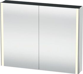 Duravit Spiegelschrank XSQUARE 1000x800x156mm, 27 W weiß matt