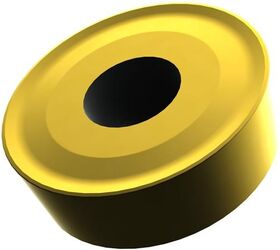Drehwendeschneidplatte ISO RCMX 3209MOS-361:6640 D.9,5mm MT-CVD beschichtet Gold - VPE: 5