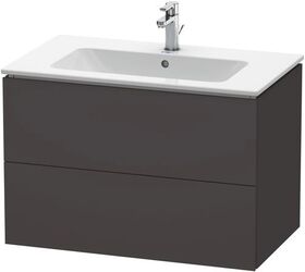 Duravit Waschtischunterbau L-CUBE 820x481x550mm graphit supermatt