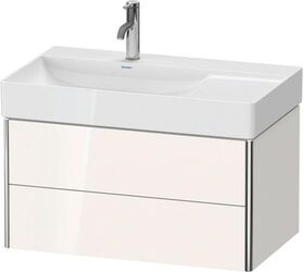 Duravit Waschtischunterbau XSQUARE 397x784x460mm 2 Schubk taupe seidenmatt
