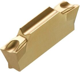 Drehwendeschneidplatte ISO LCMF 031602R15-CM:T8330 Breite 3mm PVD beschichtet - VPE: 10