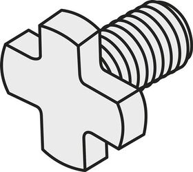 Kreuzhalteschraube ISO KS 1635 Bruttogewicht 121,7g PRAMET