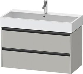 Duravit Waschtischunterbau Ketho.2 984x549x460mm betongrau matt