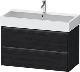 Duravit Waschtischunterbau Ketho.2 984x549x460mm eiche schwarz