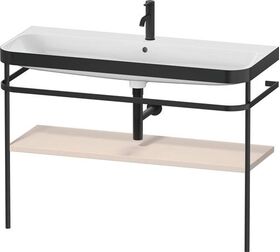 Duravit Waschtischset HAPPY D.2 PLUS 1175x490mm o HL nachtblau seidenmatt