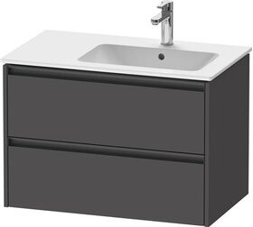 Duravit Waschtischunterbau Ketho.2 810x549x480mm graphit matt