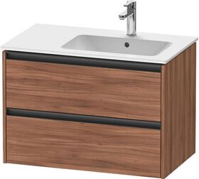 Duravit Waschtischunterbau Ketho.2 810x549x480mm nussbaum natur