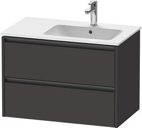 Duravit Waschtischunterbau Ketho.2 810x549x480mm graphit supermatt