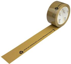 Klebeband Breite 50mm Länge 100m Stärke 37µ braun recyceltes PET TRANSPAK - VPE: 36