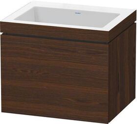 Duravit Waschtischunterbau L-CUBE m WT Vero Air 500x600x480mm o HL NB geb