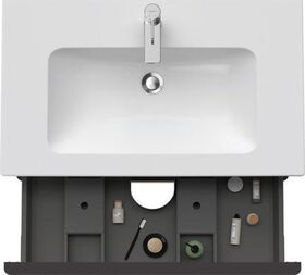 Duravit Waschtischunterbau D-NEO 1 Ausz. 1 Schubk. 625x810x462mm bas matt
