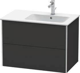 Duravit Waschtischunterbau XSQUARE 560x810x478mm Be re graphit supermatt