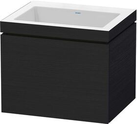 Duravit Waschtischunterbau L-CUBE m WT Vero Air 500x600x480mm o HL Ei sw
