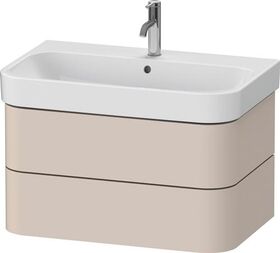 Duravit WTU HAPPY D.2 PLUS 775x490mm 2 Schubk gra s-matt o ES