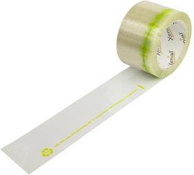 Klebeband Breite 75mm Länge 100m Stärke 37µ transparent recyceltes PET TRANSPAK - VPE: 24