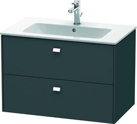 Duravit Waschtischunterbau BRIOSO Griffe chrom 553x820x479mm graphit matt