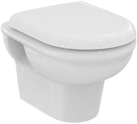 IDS Wand-WC-Kombipaket EXACTO o Spülr m Softclosing 355x480x350mm weiß IDEAL STANDARD