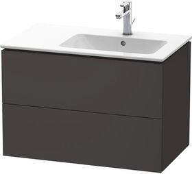 Duravit Waschtischunterbau L-CUBE 550x820x481mm Be re graphit supermatt
