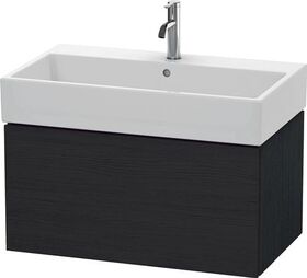 Duravit Waschtischunterbau L-CUBE 394x784x459mm eiche schwarz